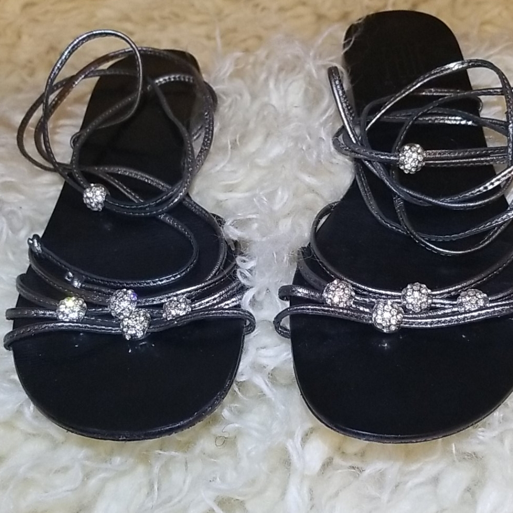 Pelle wrap sandals